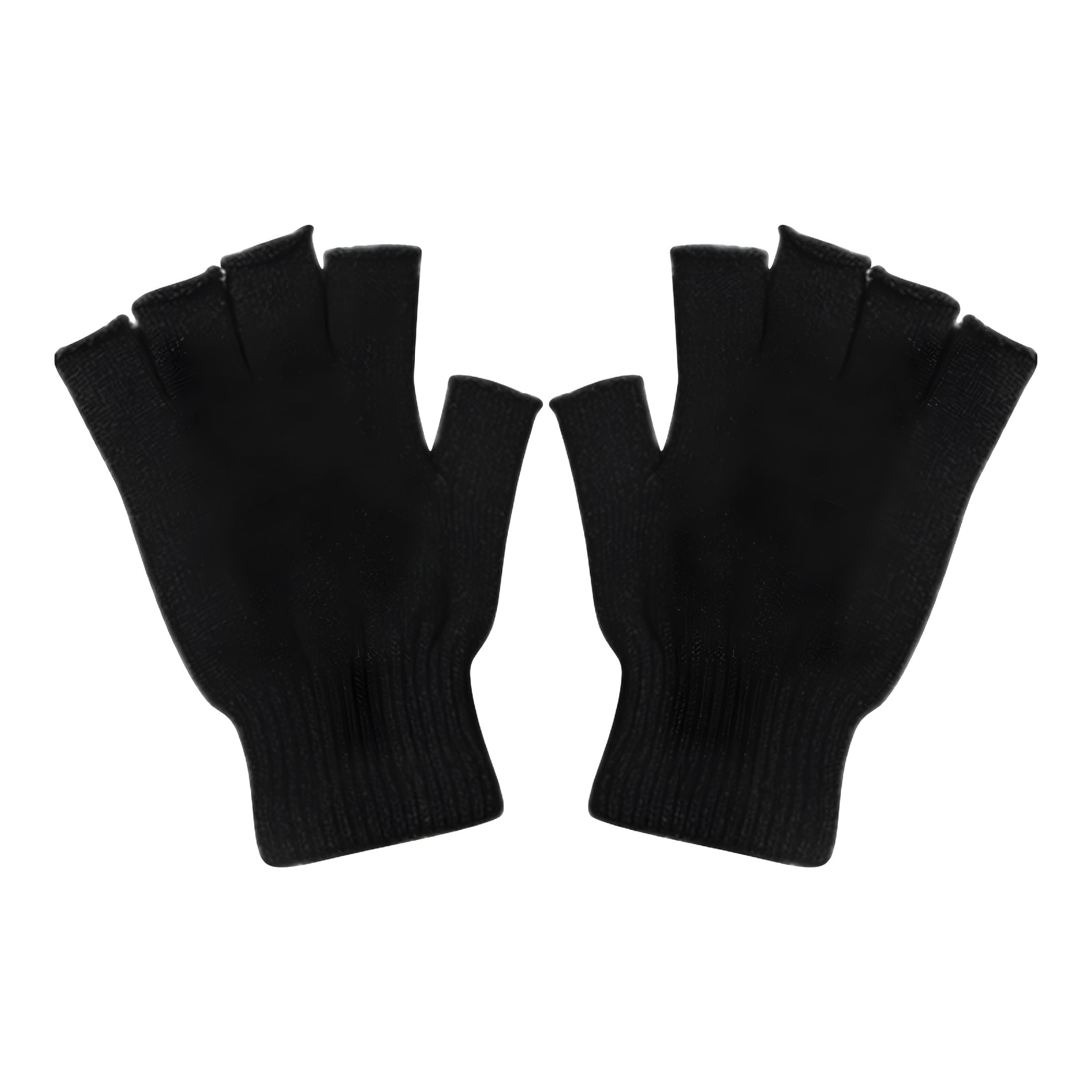 TELOLY 2026 New Winter Warm Knitted Fingerless Half Finger Gloves