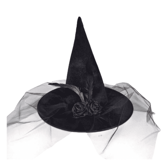TELOLY 2026 New Witch Hat Halloween Theme Wizard Hat Light and Convenient Strong Decorative Halloween Hat for Halloween Parties Costume Events Trick-Or-Treating Themed Celebrations