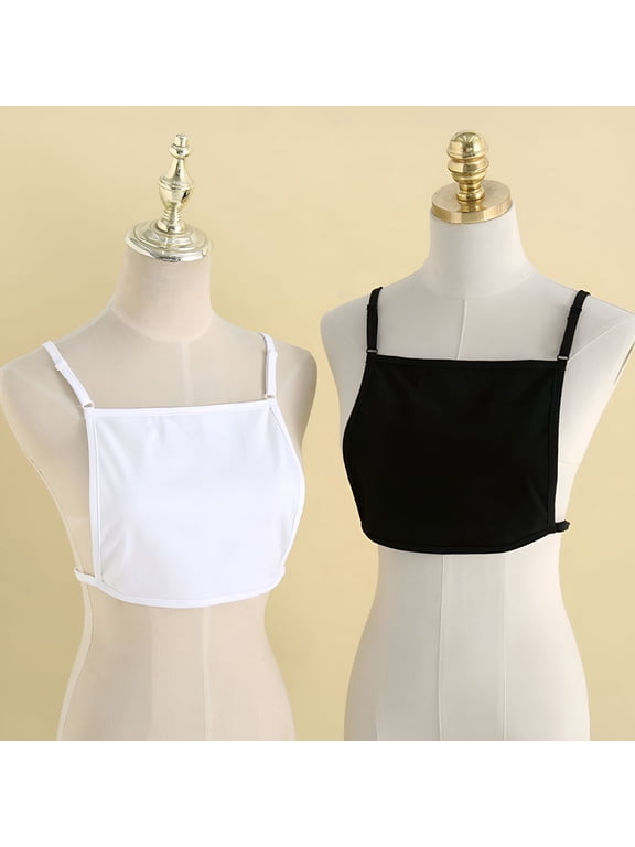2026 New Women Anti-Exposure Chest Wrap Backless Invisible Mock Camisole Bra Wrapped Chest Overlay Modesty Panel Vest Women Cleavage Cover Camisole Underwear