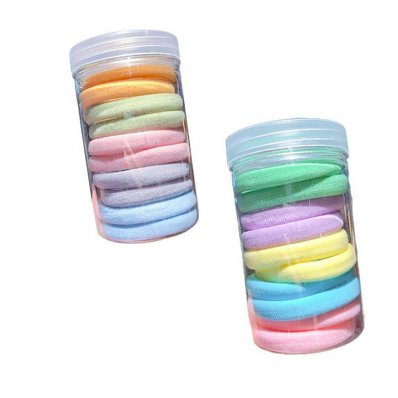 TELOLY 20pcs Hair Ties,High Elasticity Rubber Bands,Durable Design Scrunchies