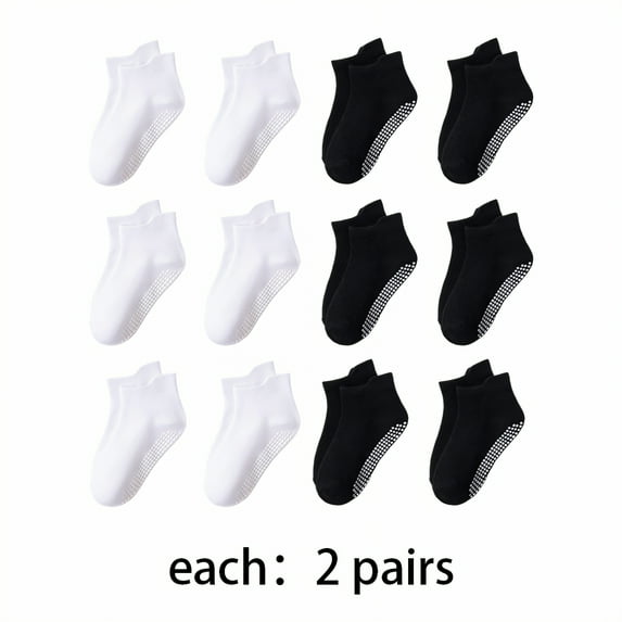 TELOLY 24Pairs Kids Socks,3-5Years Old Non Slip Socks,Cute Baby Girl Socks,Combination3,L
