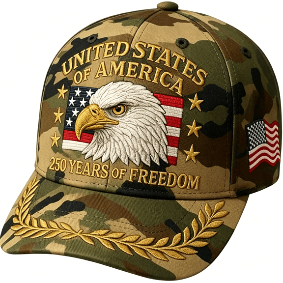 TELOLY 250Th Anniversary Usa Baseball Cap Patriotic Eagle 250 Year American Anniversary Hat Adjustable Veteran Hats Gift