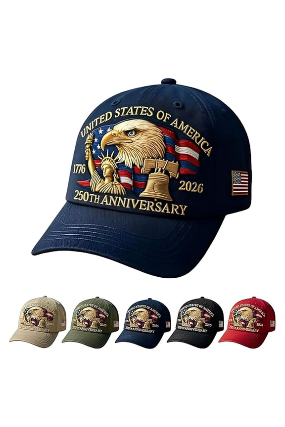 250Th Anniversary Usa Hat, United States 250Th Anniversary Hat Patriot Cap Celebration Gifts for Men Women