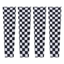 TELOLY 2Pairs Arm Sleeves,Full Area UPF50  Polyester Arm Sleeves for Men,Thin Wear 17.7" Sleeves to Cover Arms for Women,Style1