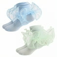 thumbnail image 1 of TELOLY 2Pairs Kids Socks,4-6 Years Old Ruffle Socks,Cute Cotton Socks Lace Socks,Combination1, 1 of 1
