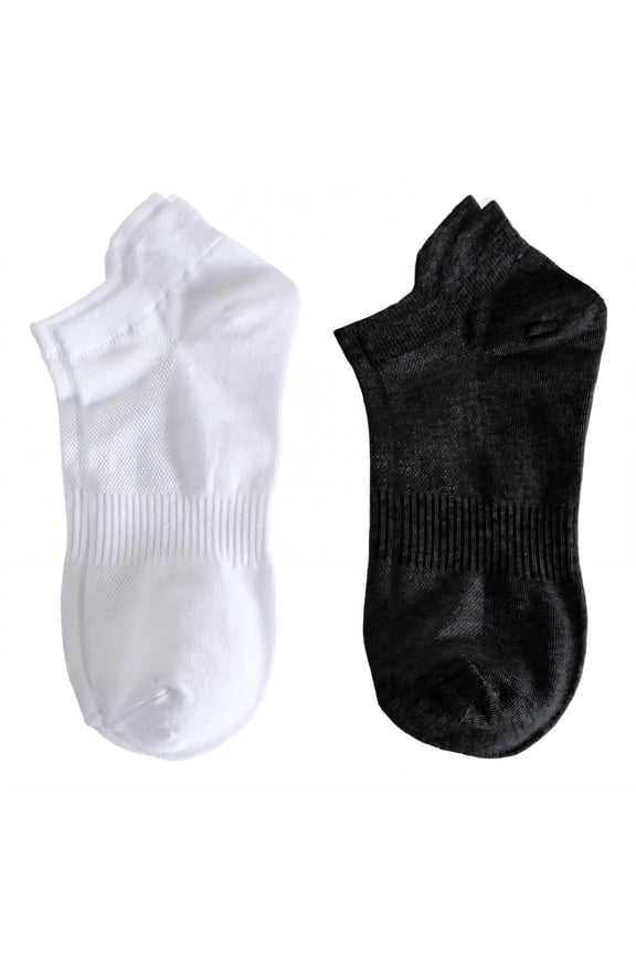 2Pairs No Show Socks Men,Size 35-38 Athletic Socks,Mesh Boat Socks Mens No Show Socks,Combination2