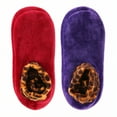 thumbnail image 1 of TELOLY 2Pairs Slipper Socks for Women,Men'S Size 38-43 Slipper Socks,Breathable & Non-Slip Fuzzy Socks,Combination1, 1 of 1