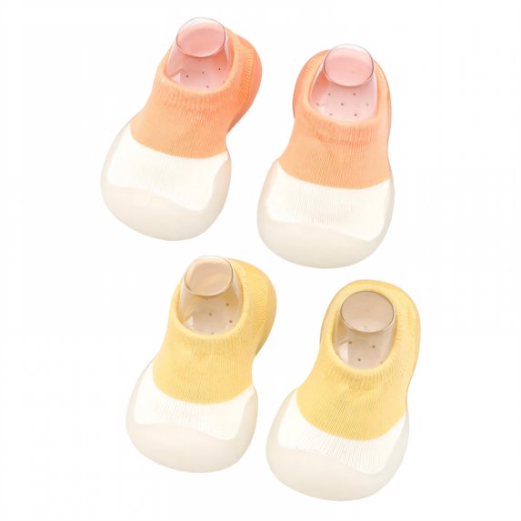 TELOLY 2Pairs Sock Shoes Toddler,12.5Cm Sock Shoes for Baby Boy,Breathable Sock Shoes for Baby Girl,Combination3