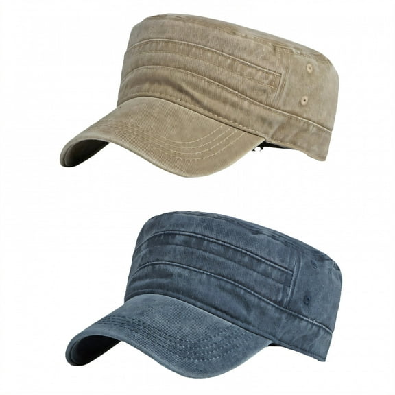 TELOLY 2Pcs Bucket Hat,Lightweight Breathable Fabric Beach Hat,Versatile Simple Colors Sun Protection Hat,Multicolor2,One Size