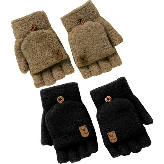 TELOLY 2Pcs Cotton Gloves for Dry Hands Sleeping,Suitable for Various Occasions Gloves for Cold Weather,Fashionable and Versatile Gloves for Women Cold Weather,Color Mixing5,2