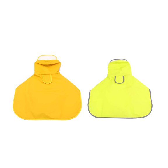 TELOLY 2Pcs Dog Raincoat,Elastic Band Chest Adjustment Waterproof Dog Coat,Perfect Fit Dog Jackets,Color Mixing2