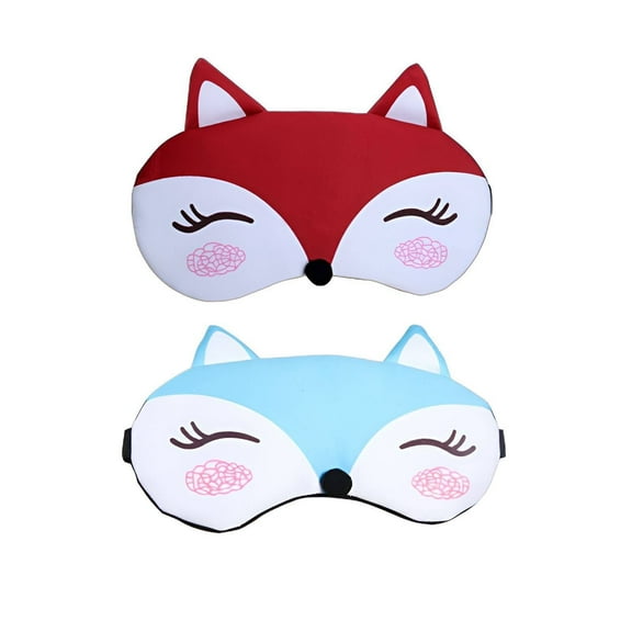 TELOLY 2Pcs Eye Covers for Sleeping,7.87*3.94"Sleep Masks for Women,Plush Sleep Eye Mask