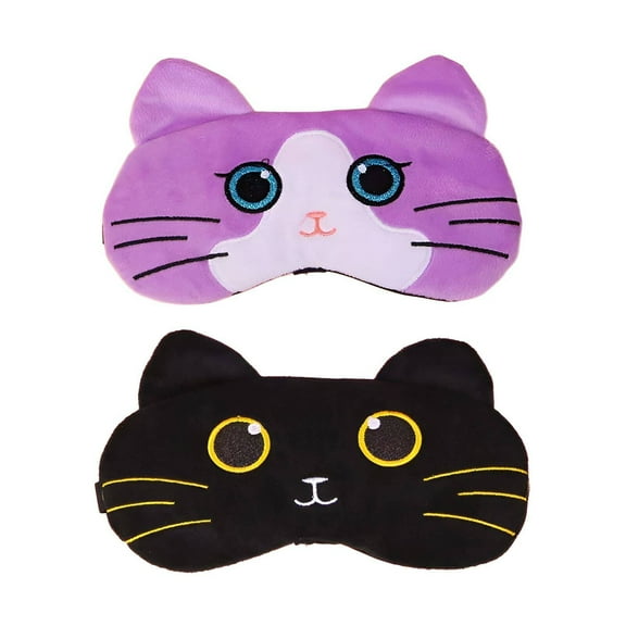 TELOLY 2Pcs Eyemasks for Sleeping,7.87*3.94"Sleeping Mask for Women,Polyester Sleep Eye Mask