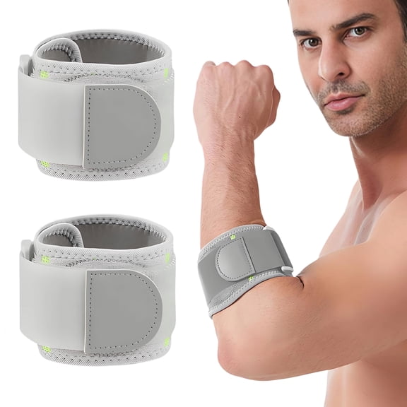 BESTSKY 2Pcs Golfers Elbow Brace,Elbow Pads with SBR Damping Pad,Elbow Brace for Men Women Tennis