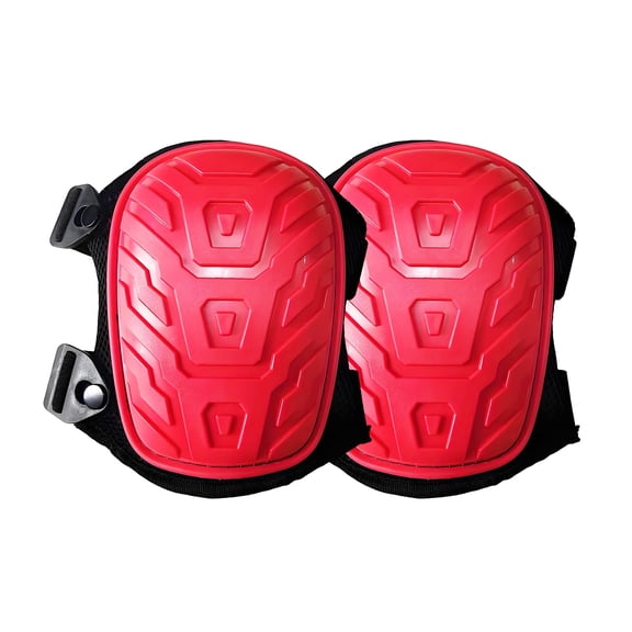 TELOLY 2Pcs Hard Shell Knee Pads for Men Waterproof 600D Construction Gardening Work Knee Pads