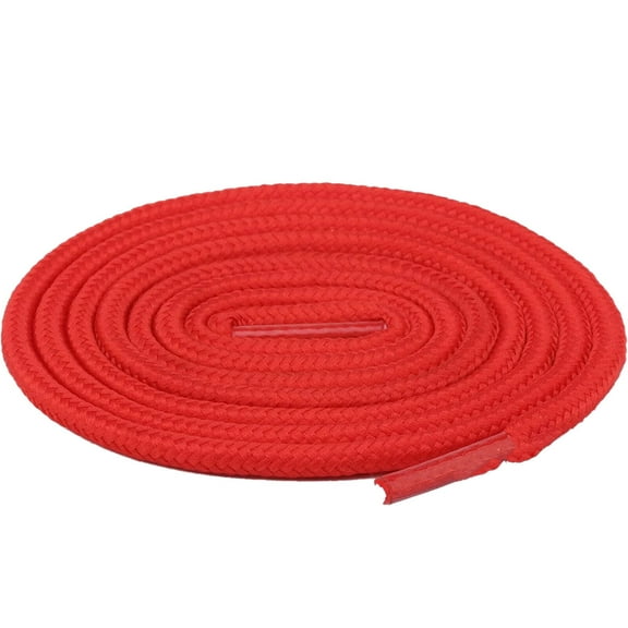 TELOLY 2Pcs Shoe Laces Polyester Core Shoe Laces for Sneakers Round Shoelace Shoelaces Red