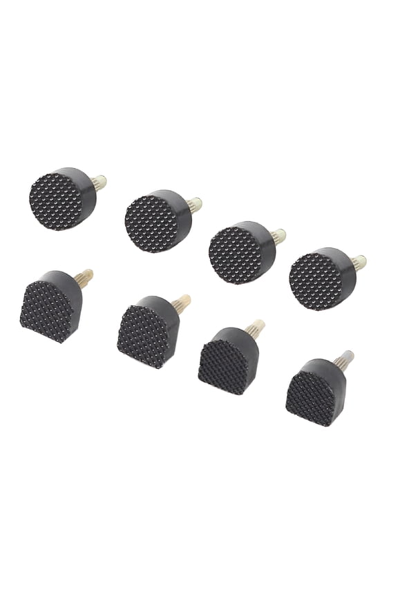 30 Pairs/Pack High Heel Tips Repair Shoe Heel Caps Heels Tips Replacement Dowels for Heels Soles (Assorted Size)