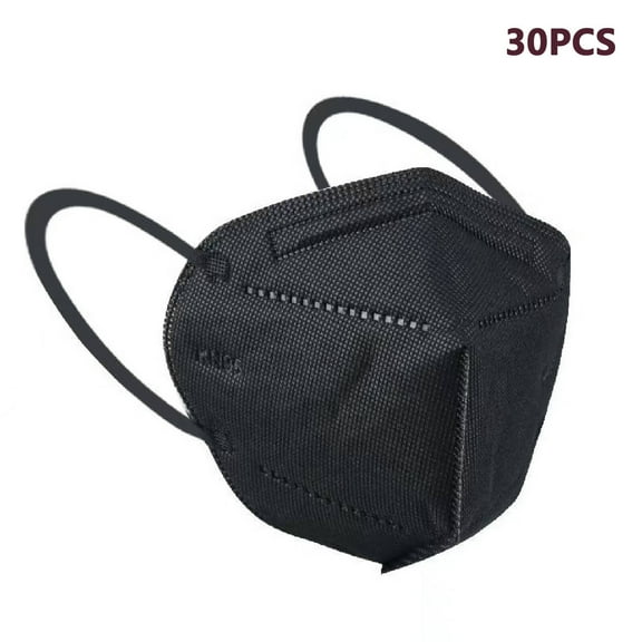 TELOLY 30Pcs N95 Masks for Adults,Kn95 Protection Level N95 Masks,High Efficiency Filtration Up to 95% Filtration Efficiency Face Masks,Black1