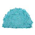 thumbnail image 1 of TELOLY 3D Vintage Floral Ladies Swim Cap,Women's Petal Retro Swimming Hat Flower Bathing Cap for Long/Short Hair,Light Blue, 1 of 6