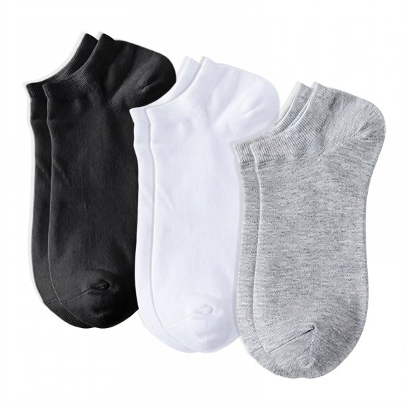 TELOLY 3Pairs Ankle Socks Men,Quick-Dry & Invisible Athletic Socks,Anti-Slip & Antibacterial Mens No Show Socks,Combination4