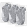 thumbnail image 1 of TELOLY 3Pairs Ankle Socks Men,Quick-Dry & Invisible Athletic Socks,Anti-Slip & Antibacterial Mens No Show Socks,Gray3, 1 of 1
