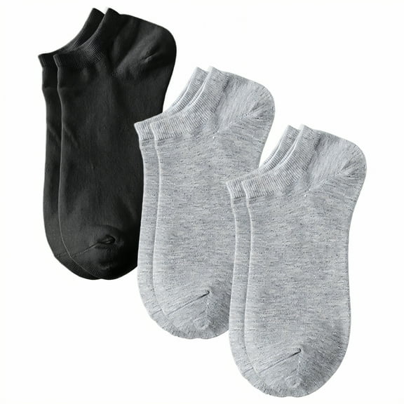 TELOLY 3Pairs Ankle Socks Men,Size 37-52 Athletic Socks,Low-Cut Ankle Socks Mens No Show Socks,Combination2