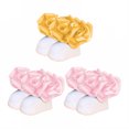 thumbnail image 1 of TELOLY 3Pairs Kids Socks,4-6 Years Old Ruffle Socks,Thin Cotton for Spring/Summer Lace Socks,Style2,15-18Cm, 1 of 1