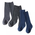 thumbnail image 1 of TELOLY 3Pairs Kids Socks,5-8 Years Old Girl Socks,School Socks Tube Socks,Style4, 1 of 1