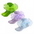 thumbnail image 1 of TELOLY 3Pairs Kids Socks,8-10 Years Old Ruffle Socks,3D Anti-Slip Heel Design Lace Socks,Style4,20-22Cm, 1 of 1