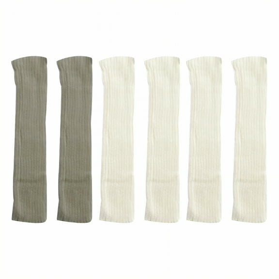 TELOLY 3Pairs Leg Warmers for Women Winter,Slimming & Leg-Covering Leg Warmers for Girls,Solid Color Leg Warmers 87S Women,Combination5