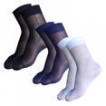 thumbnail image 1 of TELOLY 3Pairs Mens Dress Socks,Snag-Free Shaping Fit Dress Socks for Men 9-12,Odor Control Tube Socks,Combination2, 1 of 1