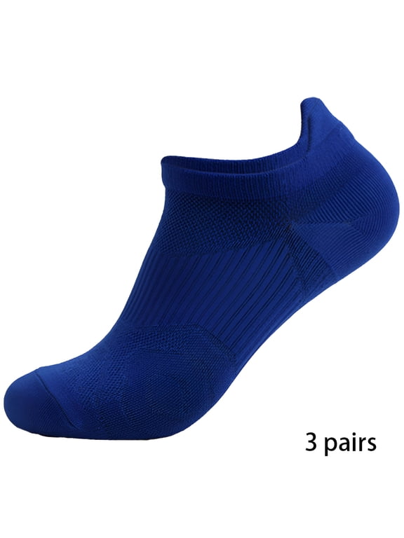 3Pairs Mens Socks9-13Mens Ankle Socks Size 9-11 Men's Socks ,Blue