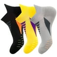 thumbnail image 1 of OQRKI 3Pairs Mens Socks9-13Mens Ankle Socks Size 9-11 Men's Socks ,Colormixing3, 1 of 8