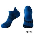 thumbnail image 1 of TELOLY 3Pairs Mens Socks9-13Mens Ankle Socks Size 9-11 Men's Socks ,Blue, 1 of 4