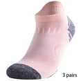 thumbnail image 1 of TELOLY 3Pairs Mens Socks9-13Mens Ankle Socks Size 9-11 Men's Socks ,Pink, 1 of 4