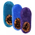 thumbnail image 1 of TELOLY 3Pairs Slipper Socks for Women,6-8 Years Old Slipper Socks,Lamb Wool Lining Fuzzy Socks,Style2,16-18Cm, 1 of 1