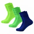 thumbnail image 1 of TELOLY 3Pairs Slouchy Socks for Women,Slouch Socks Boot Socks for Women,All-Season Wear Scrunch Socks Women,Combination3, 1 of 1