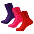 thumbnail image 1 of TELOLY 3Pairs Slouchy Socks for Women,Slouch Socks Boot Socks for Women,All-Season Wear Scrunch Socks Women,Combination3, 1 of 1
