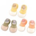 thumbnail image 1 of TELOLY 3Pairs Sock Shoes Toddler,15.5Cm Sock Shoes for Baby Boy,Knitted Fabric Sock Shoes for Baby Girl,Combination2, 1 of 1