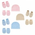thumbnail image 1 of TELOLY 3 Pairs Baby Mittens,Foot Cover and Hat Baby Mittens Newborn,Newborn Mittens No Scratch, 1 of 6