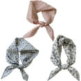 thumbnail image 1 of TELOLY 3Pcs Bandanas for Women,Suitable for Autumn and Winter Pink Bandana,Neck Guard Bandana Set, 1 of 2