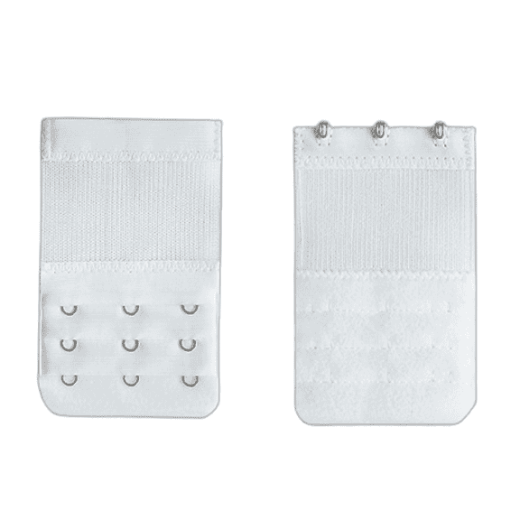 TELOLY 3Pcs Bra Extender,Bra Extenders 3 Hooks,Women'S Bra Extenders,White