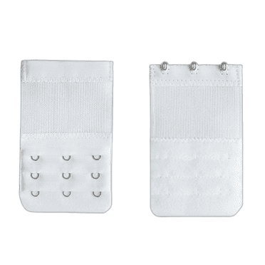 TELOLY 3Pcs Bra Extender,Bra Extenders 3 Hooks,Women'S Bra Extenders,White