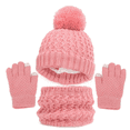 thumbnail image 1 of TELOLY 3Pcs Kids WinterSuitable for All Age Groups Winter ScarfPerfect As A Gift Anti-StaticNo Lint Attraction Scarves Wool,Leather Flour, 1 of 2