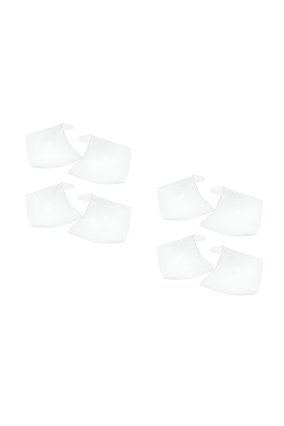 4 Pairs Transparent Shoe Shaper for Men and Women No Wrinkle Shoe Inserts for Sneakers Mules Leather Shoes Shoe Toe Protector and Crease Guard