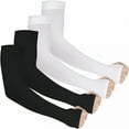 thumbnail image 1 of TELOLY 4 Pairs UV Sun Protection Arm Sleeves for Men Women UPF 50 Compression Cooling Sleeves Sports Sleeve, 1 of 7