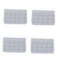 thumbnail image 1 of TELOLY 2026 New 4 Pcs Hooks Clear Bra Straps Adjustable Extender 3 Rows Brassiere Extenders for Daily,Casual,Work,Travel,Home, 1 of 7