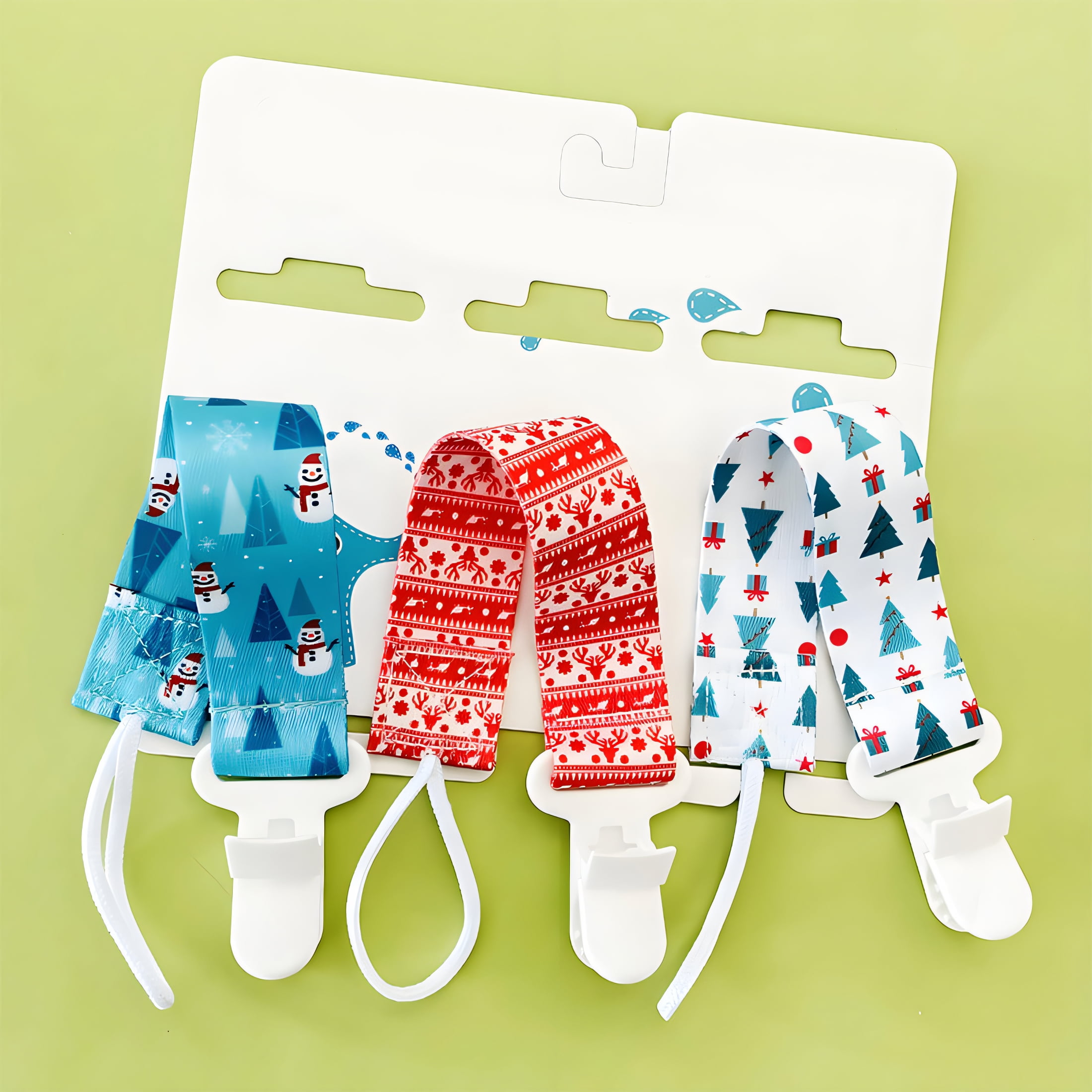 TELOLY 4 Pcs Pacifier Clip Durable Material Pacifiers High Temperature ...