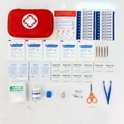 TELOLY 47Pcs First Aid Kit Smartly Packed First Aid Kit for Home Assistance,Lightweight Medical Bag for Hiking