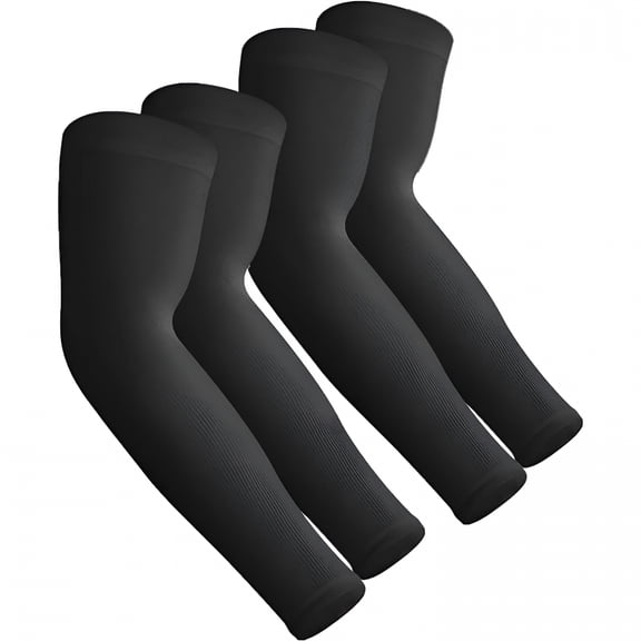 TELOLY 4Pack Cooling Arm Sleeves for Men & Women – UV Sleeves - Sun Sleeves for Golf - Cycling - Football Sleeves